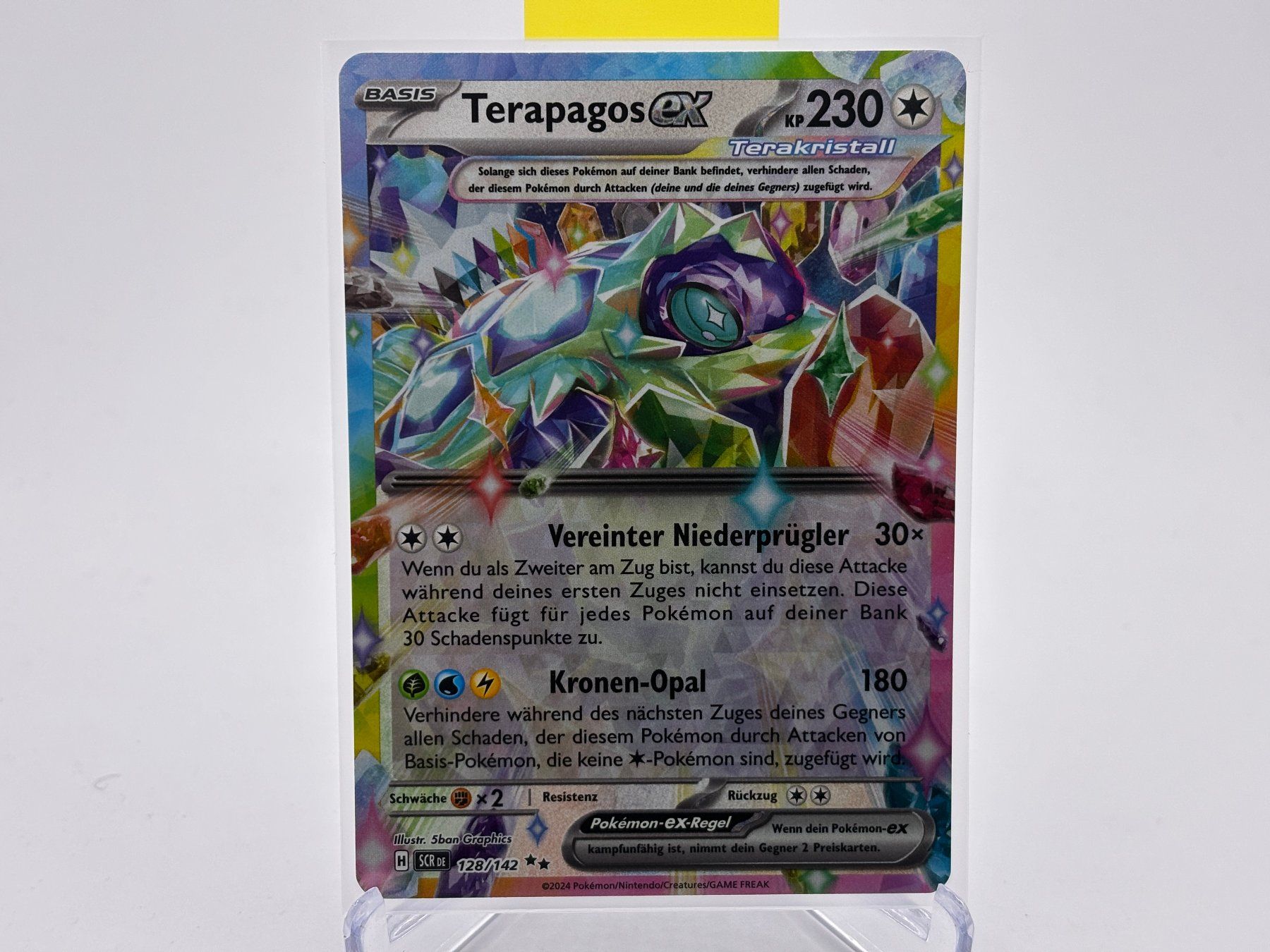 Pokémon Carte collezionabili: Stellarkrone - Terapagos ex  (SCR 128) - DE – Nuovo (secondo la descrizione) da Allschwil venduto da Bullach