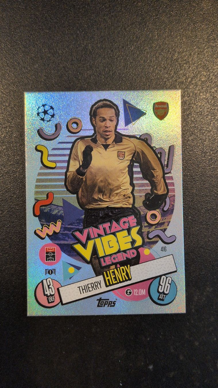 Topps Sammelbilder & Trading cards: Thierry Henry Arsenal Topps  – Neu (gemäss Beschreibung) aus Riddes von marioCro16