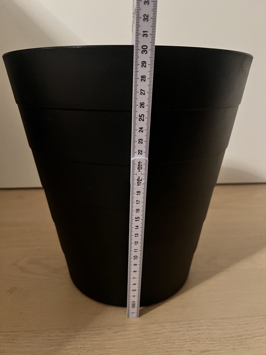 Ikea Cestini per rifiuti: Abfalleimer; schwarzer Kunststoff  – Nuovo (secondo la descrizione) da Pfäffikon SZ venduto da Gschmois26 4