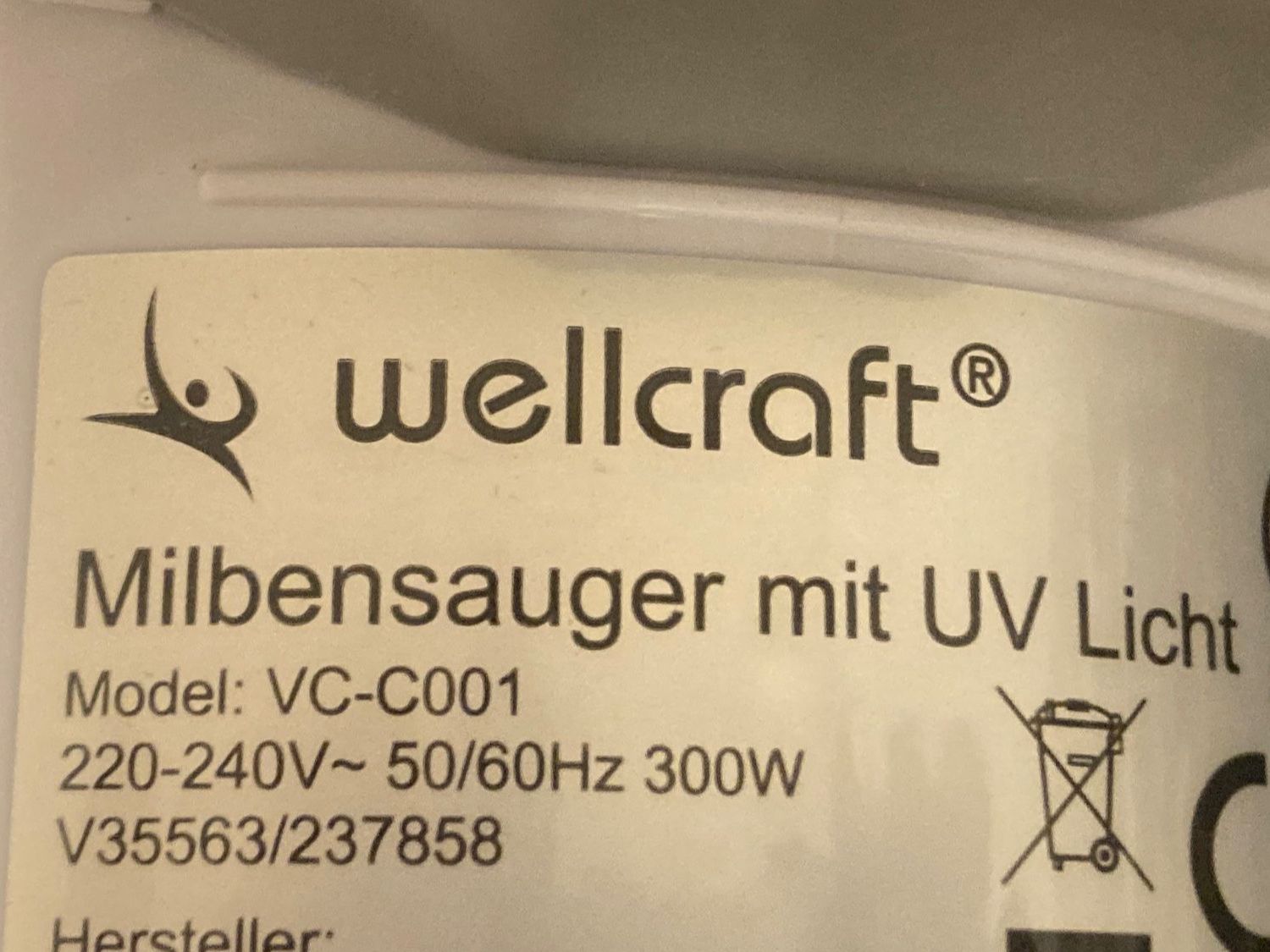 Wellcraft Staubsauger & Zubehör: UV - Milbensauger Wellcraft – Neu (gemäss Beschreibung) aus Neuenhof von jorogo 3