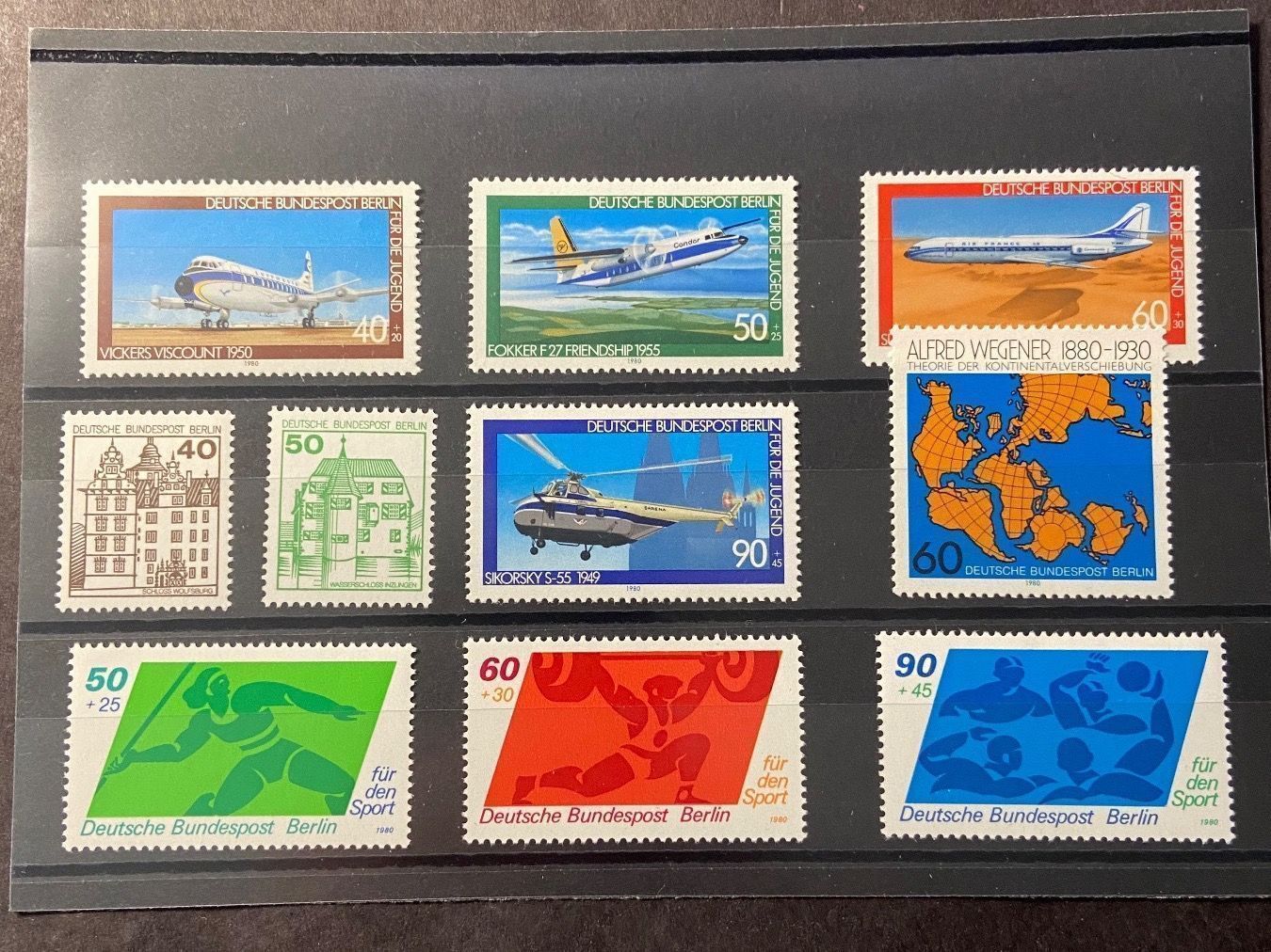 Alle Briefmarken: Berlin 1980 Jahresausgabe  ** – Gebraucht aus Wil SG von fva01 1