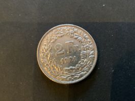 1921 2 FRANKEN SILBER SS-VORZ 