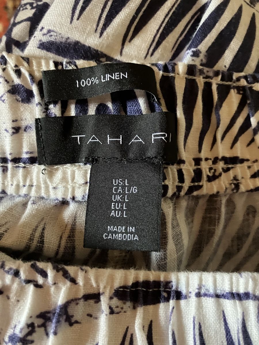 Pantaloni: 100% Leinenhose von Tahari Gr L – Nuovo (secondo la descrizione) da Bassersdorf venduto da groovygremlin 2
