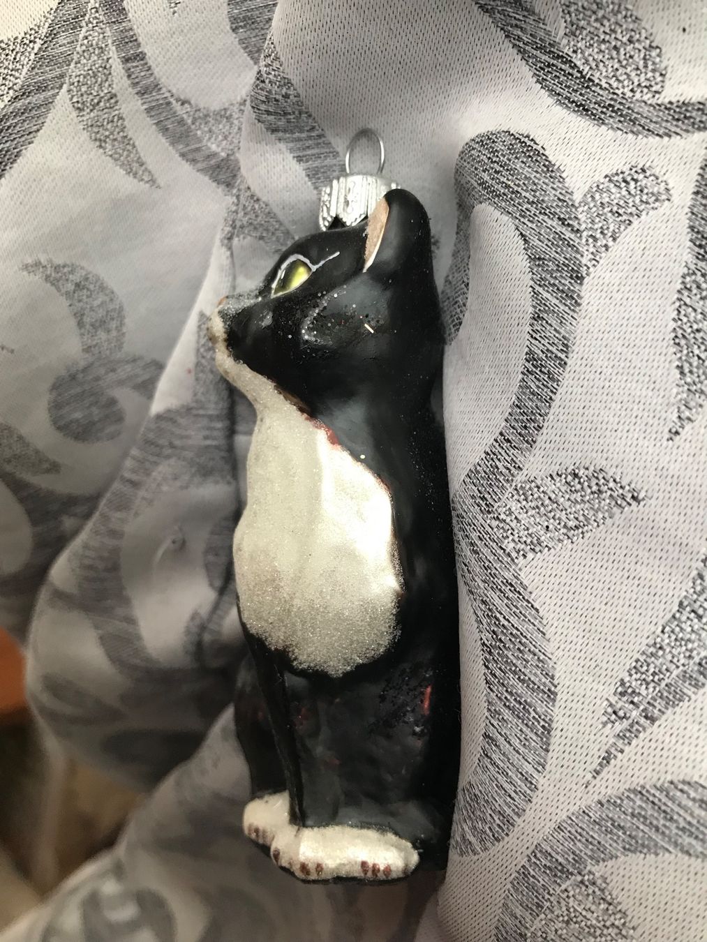 Tutte le decorazioni: Sitzende Katze schwarz Christbaumschmuck – Nuovo e nell'imballaggio originale da Alpnach Dorf venduto da marvo 4