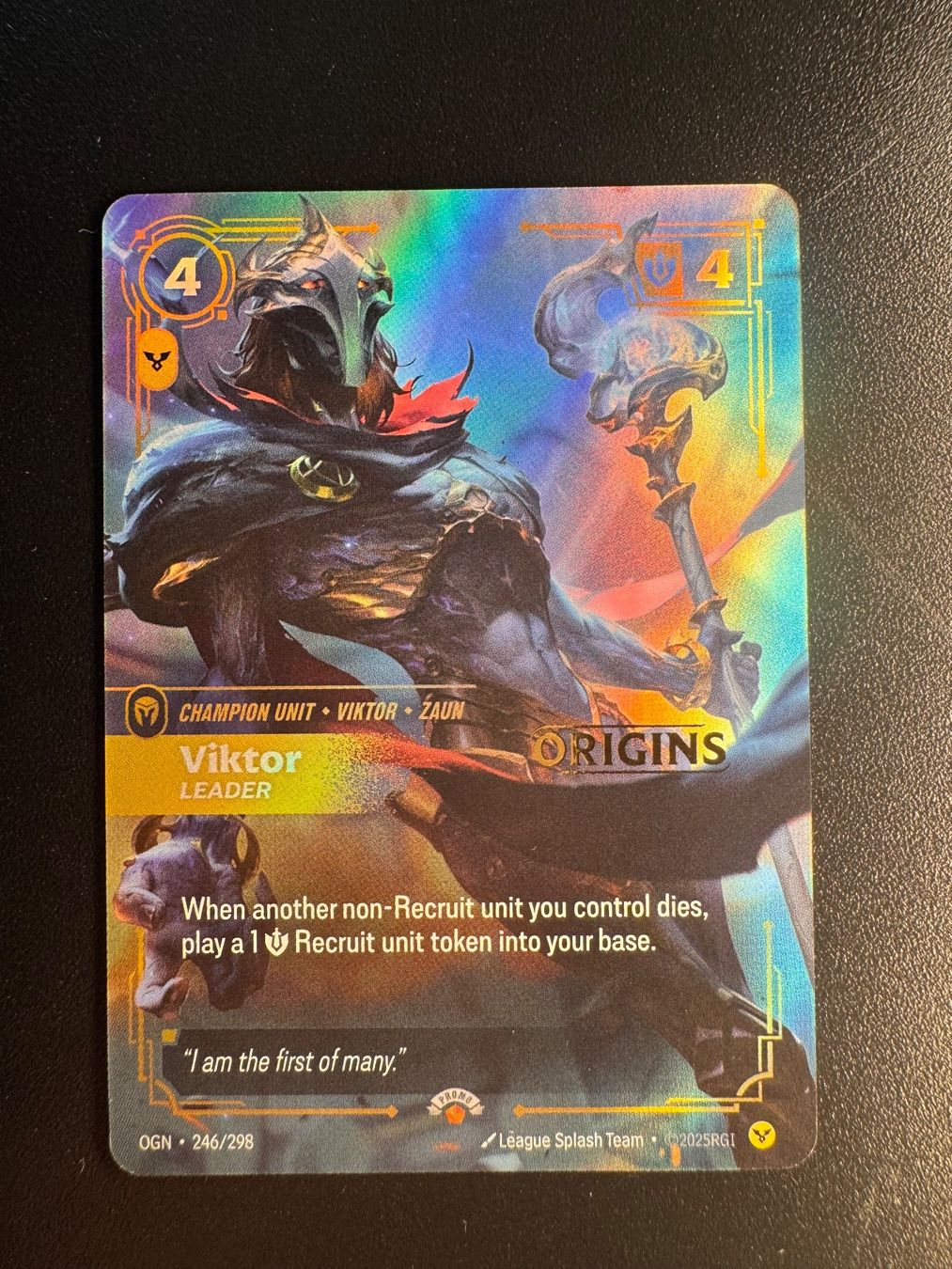 Carte collezionabili: Riftbound Viktor prerelease promo – Usato da Corticiasca venduto da gio_yp69