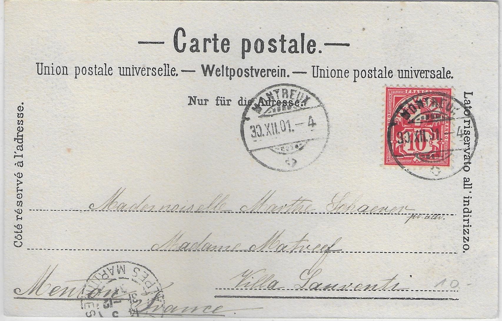 Cartoline postali: Montreux et la Dent du Midi – Usato da Ettingen venduto da Kartenplanet 1