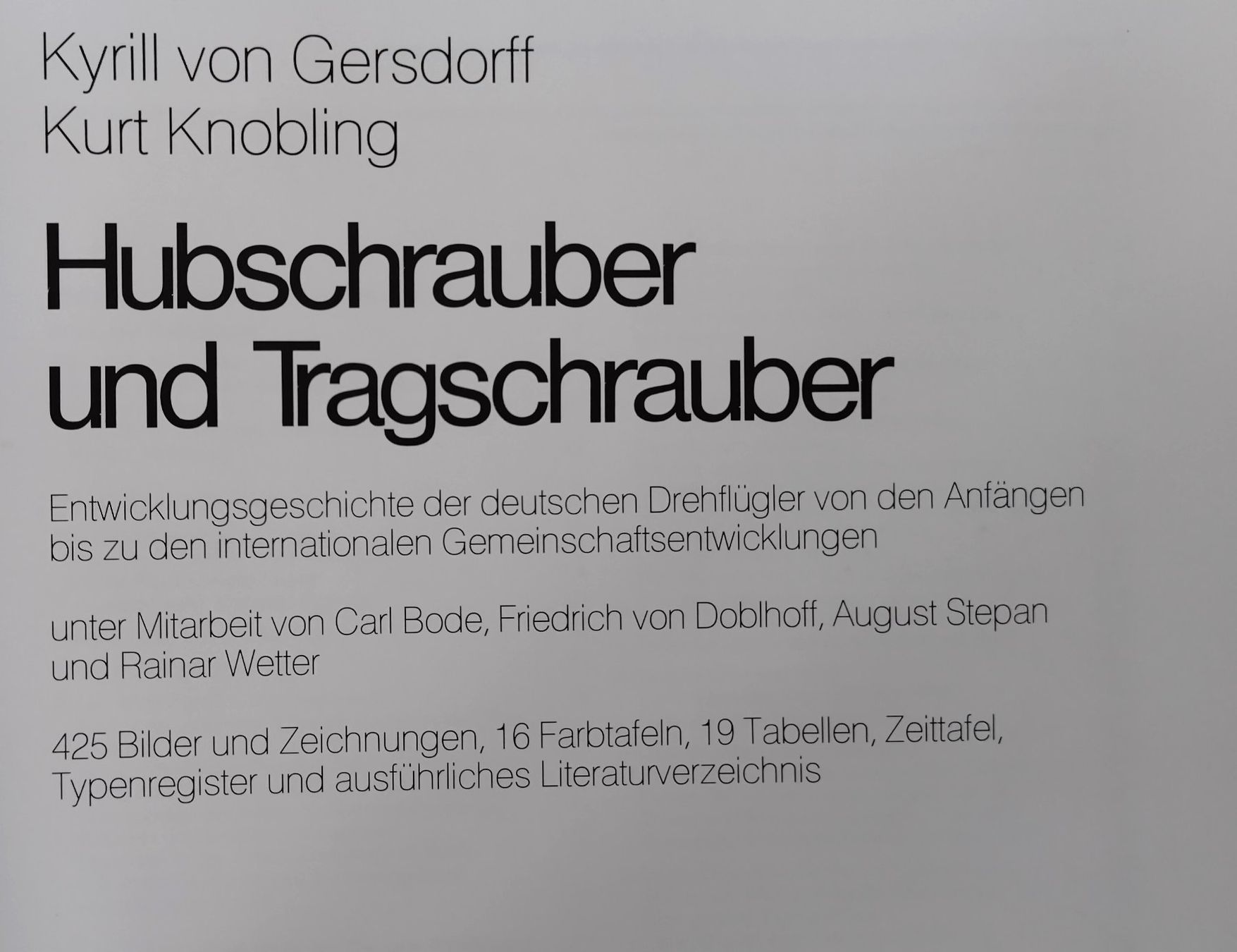 Bücher: Deutsche Luftfahrt: Hubschrauber und Tragschrauber / Buch – Gebraucht aus Bellach von JingleJerry 2