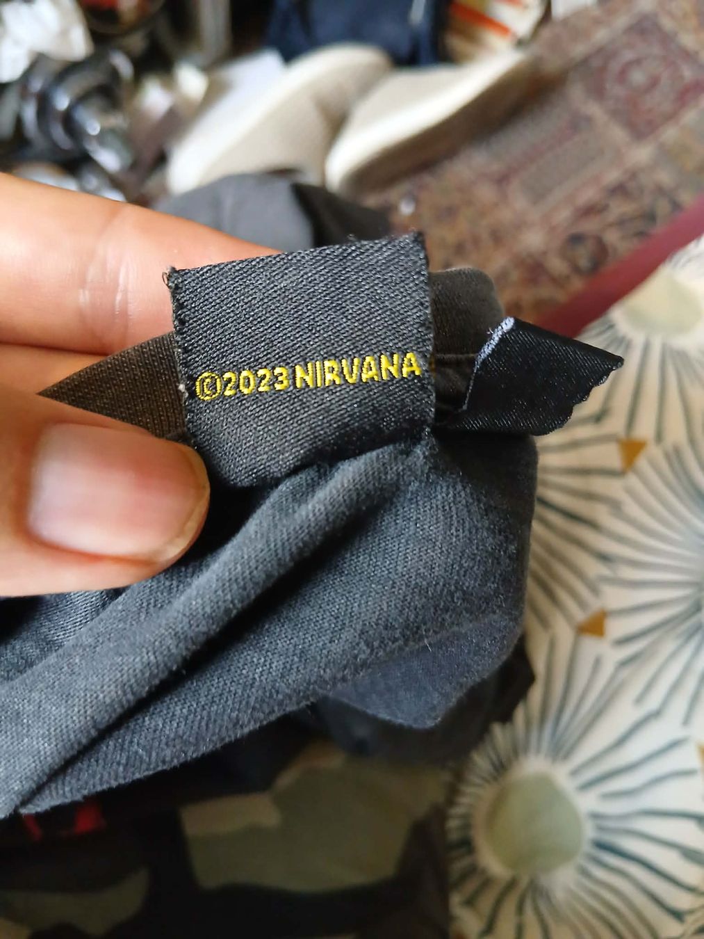 T-shirt: Nirvana T-Shirt schwarz Grösse Xl – Usato da Basel venduto da meh_cm2k 3