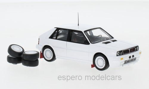 Lancia Modellini d'auto: Lancia Delta HF Integrale 16V Plain Body Version 1989 weiss – Nuovo e nell'imballaggio originale da Gerlafingen venduto da espero88
