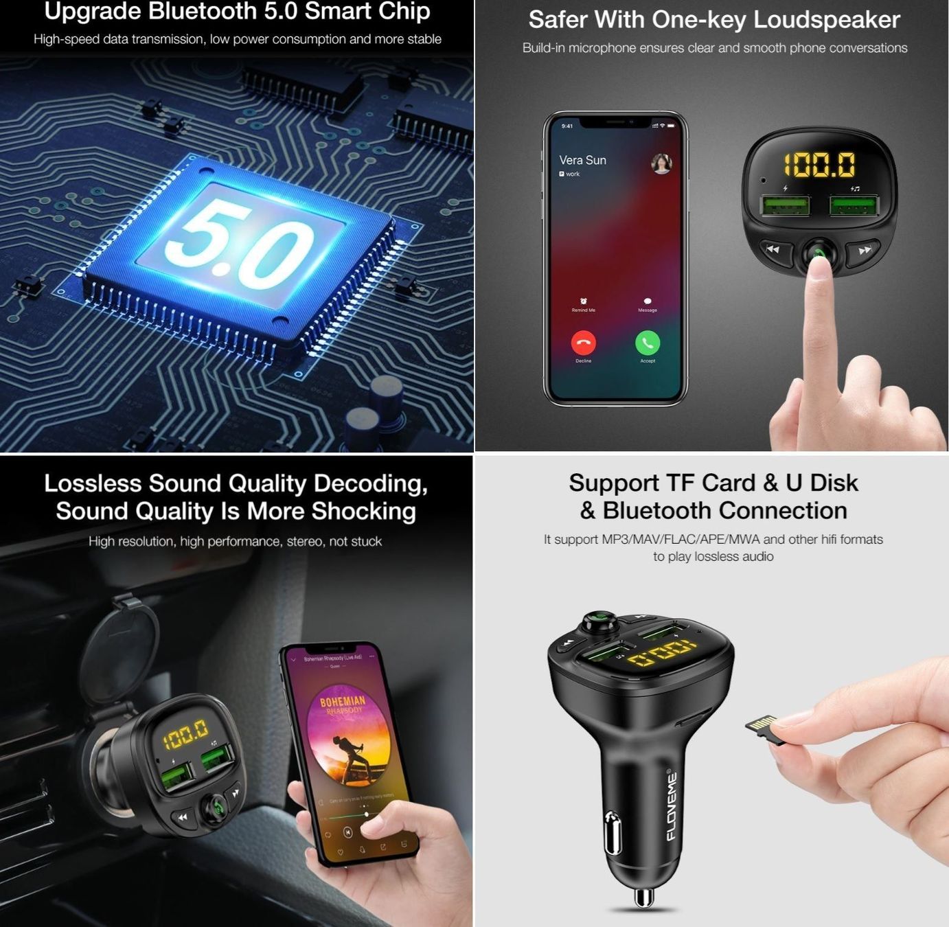 Laufwerke & Adapter: Transmetteur Bluetooth 5.0 Chargeur USB – Neu (gemäss Beschreibung) aus Yverdon-les-Bains von rogi80 6