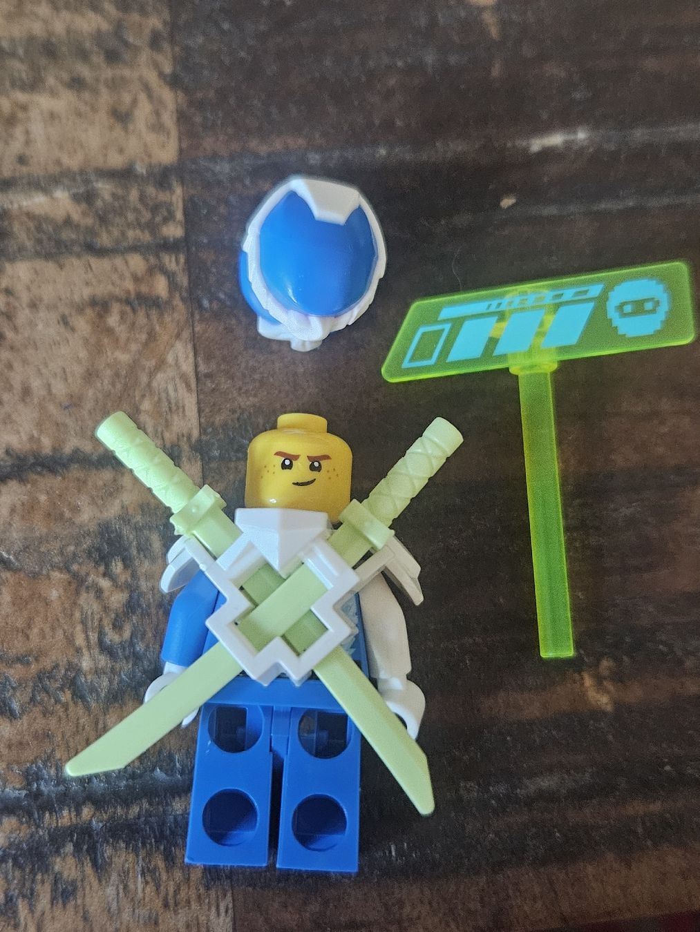 Lego Kit di costruzioni: lego figurine ninjago njo0563 Jay - Digi Jay, – Usato da Confignon venduto da Ecrofigs 2