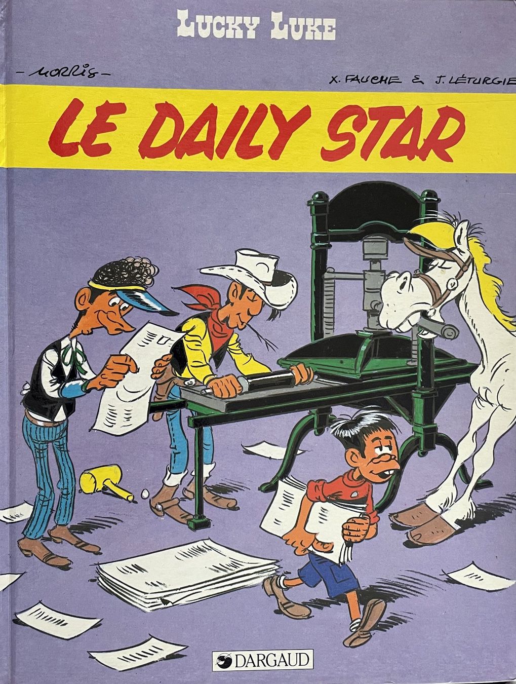 Fumetti: Lucky Luke - Le Daily Star- E.O. 1984 TBE – Usato da Savagnier venduto da Ne2065