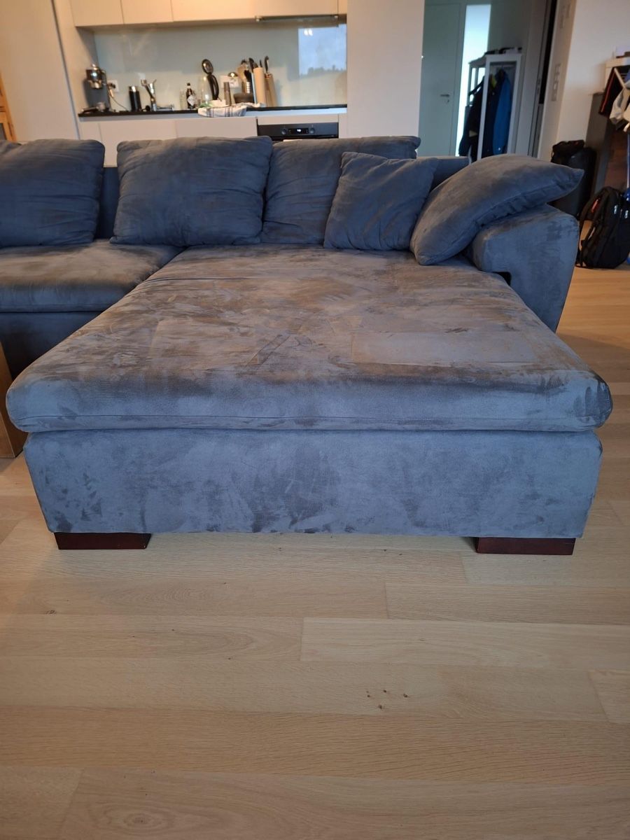 Sofas: Ecksofa Grau Stoff mit Schlaffunktion guter Zustand – Gebraucht aus Zürich von jaelllara 2