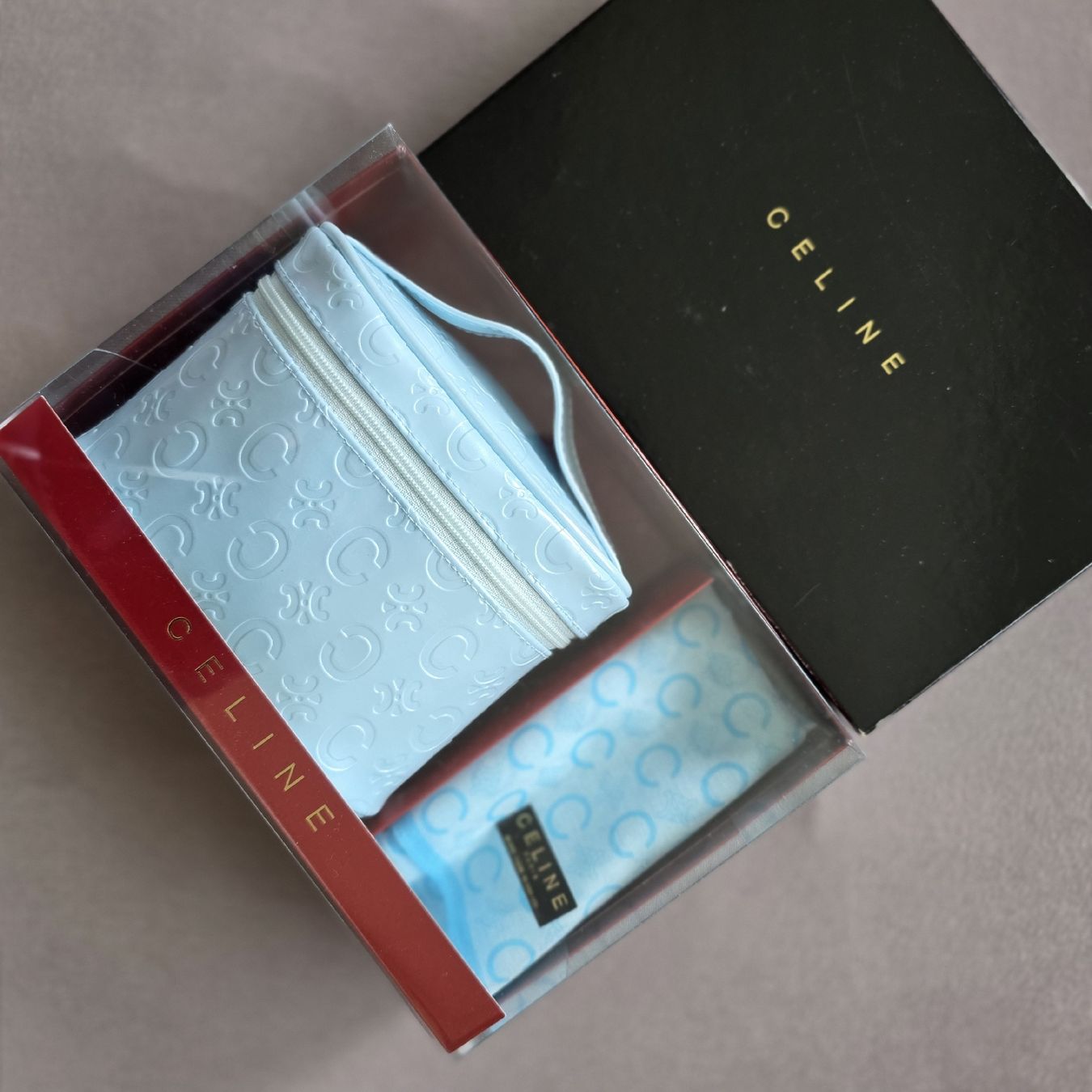 Celine Borse da donna: Celine Mini Bag & Baumwolltuch Set Neu mit Box – Nuovo e nell'imballaggio originale da Zürich venduto da LIMAR 1