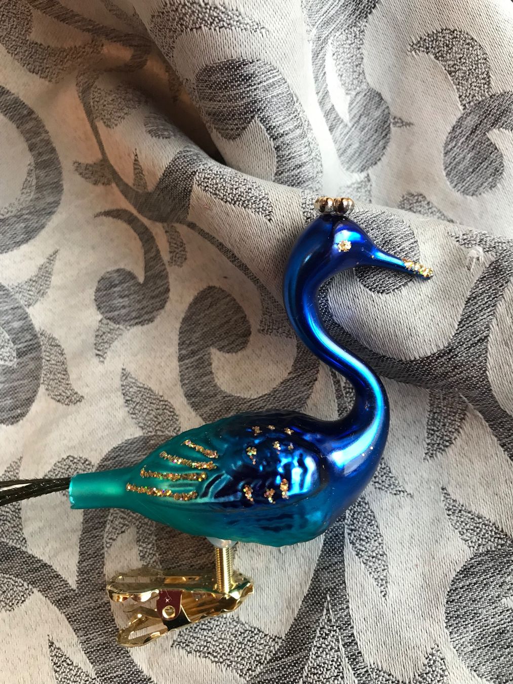 Alle Dekorationen: Pfau blau-Türkis Vogel Christbaumschmuck – Neu und originalverpackt aus Alpnach Dorf von marvo 1