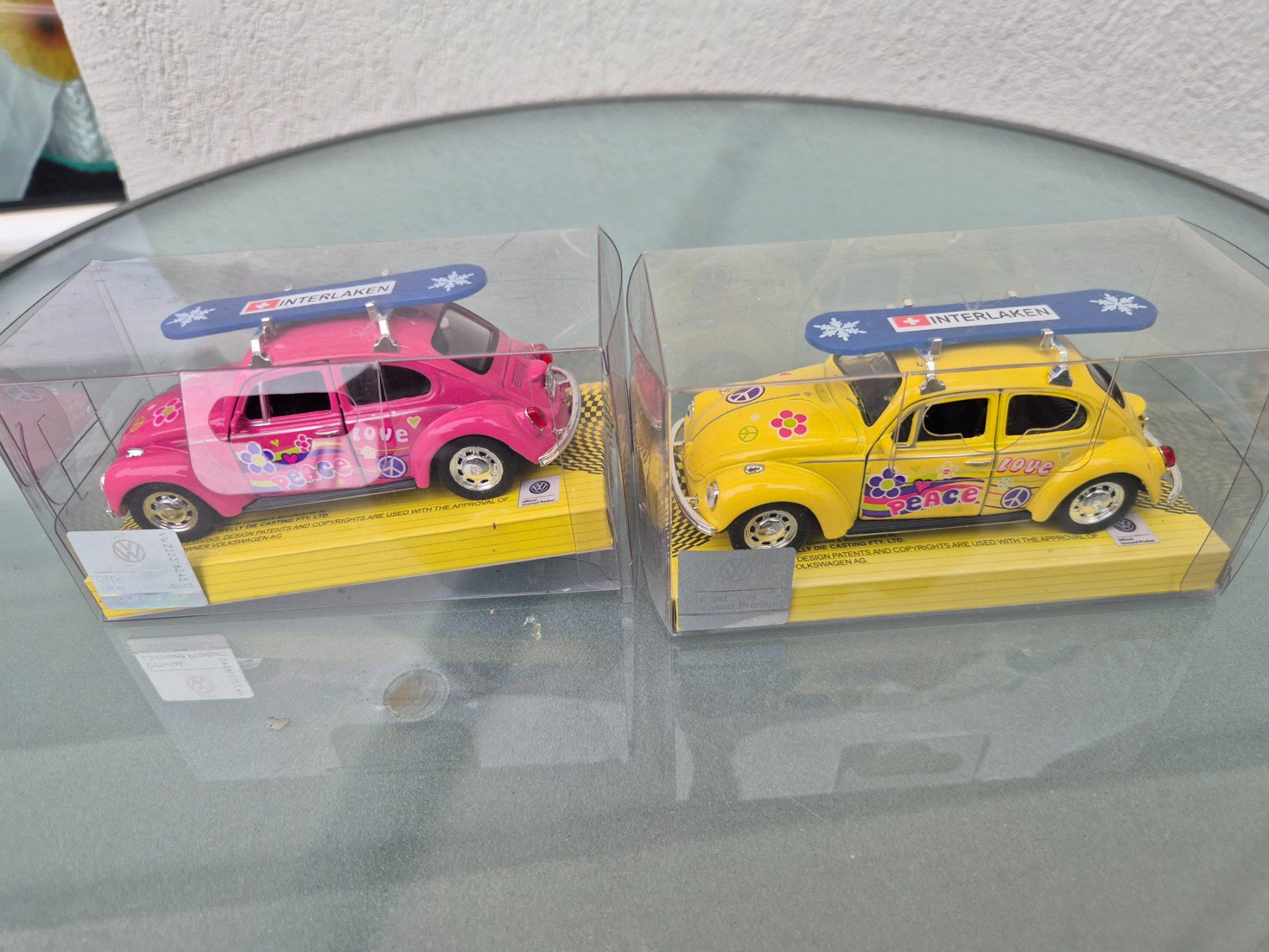 Volkswagen Modellini d'auto: VW Käfer Interlaken série. 1:32 – Nuovo (secondo la descrizione) da Oberbuchsiten venduto da laffite54