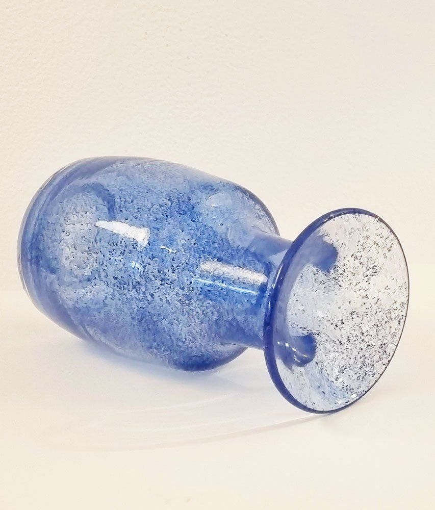 Vase & Récipients: Vase en verre soufflé moucheté – D'occasion à vevey par komulainen 1