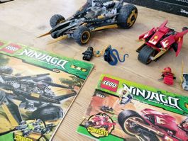 Lego Ninjago 9441 + 9445 Coles Buggy & Kais Bike ab 1.-