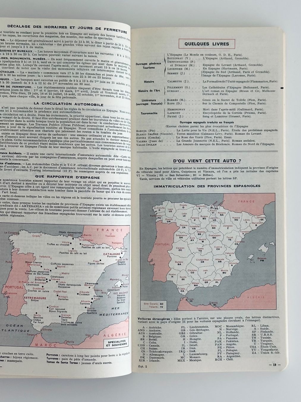 Livres: Espagne 1963: Guide Rouge Michelin – D'occasion à Zürich par arn___ 1