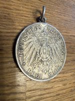 Deutsches Reich 1914, 3 Mark, Silber, Anhänger, Rarität!