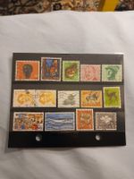 Timbres variés pays et thèmes. 15 pièces.