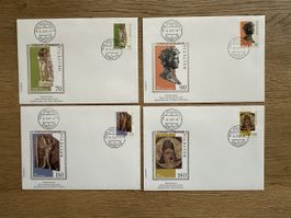 Schweiz - 4 Sonderbriefe 1997  Znr 914-917