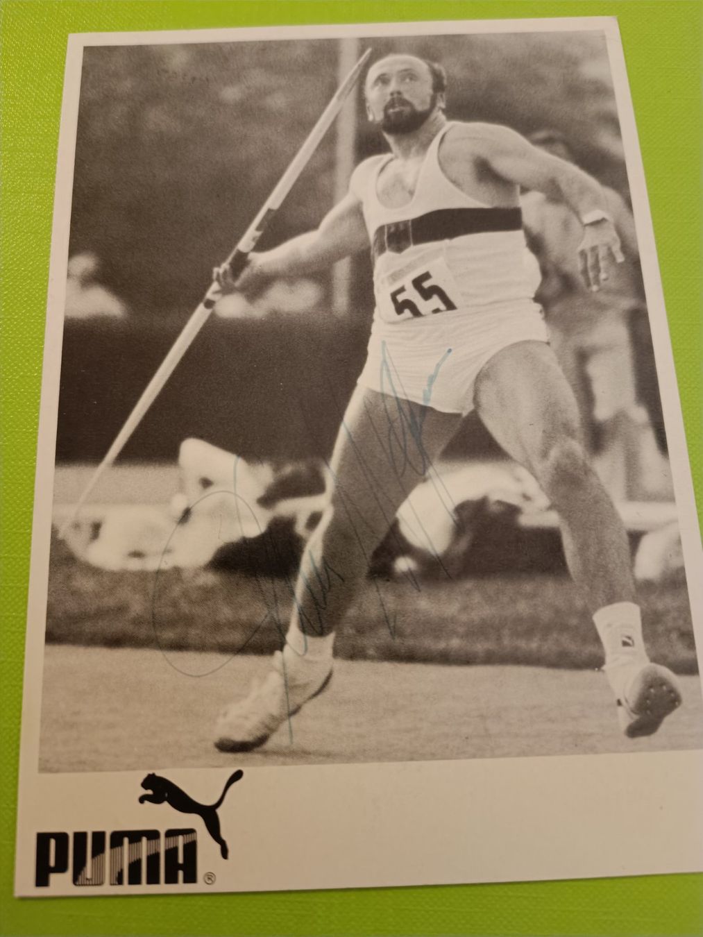 Autografi: Klaus Wolfermann - Leichtathletik - handsigniert – Usato da Menziken venduto da Artographs