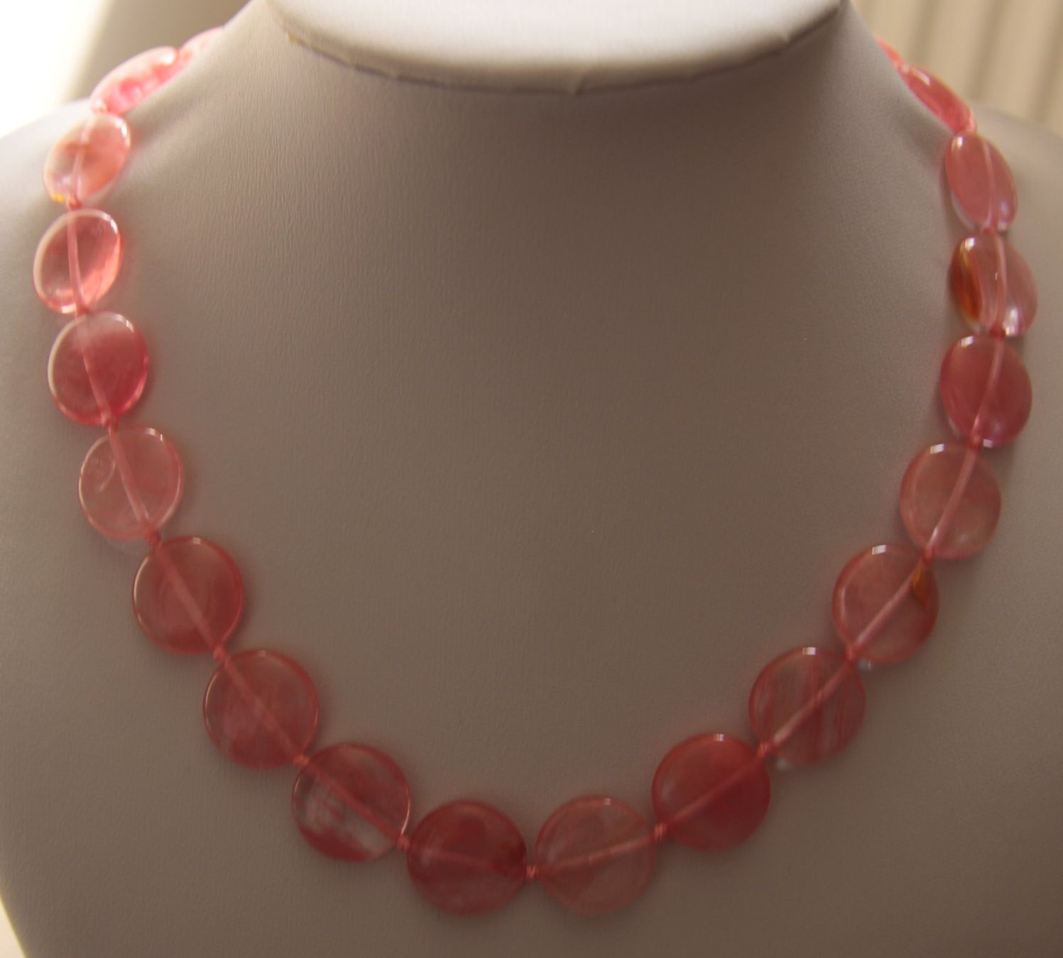 Catenine: NEU: Glasperlen Kette Collier Modeschmuck Glas hochwertig – Nuovo (secondo la descrizione) da Matten b. Interl venduto da EdelsteineInterlaken 2