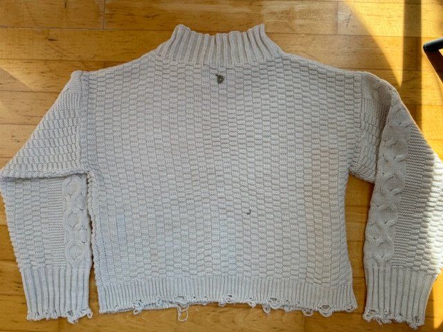 Maglioni & Felpe: Cooler Strickpullover mit Perlenkragen, Grösse S, Dixie – Usato da Oberrohrdorf venduto da maggys15 1