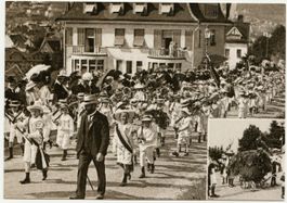 St. Gallen; Kinderfest aller Stadtschulen Richtung Rosenberg
