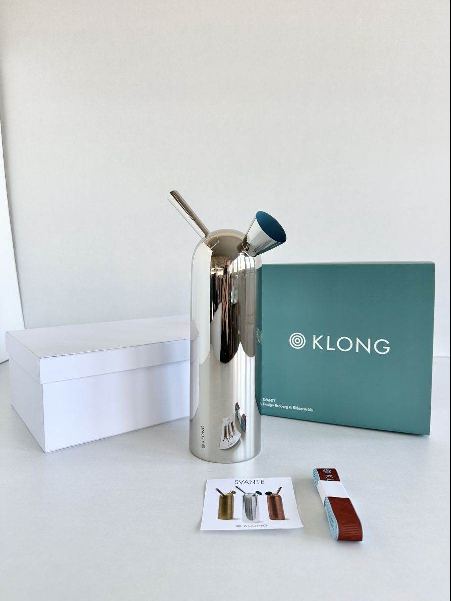 Annaffiatura & Irrigazione: Neu! Design-Giesskanne, Svante, von Klong / Nickel – Nuovo e nell'imballaggio originale da Bern venduto da Fraeuleinhonig 1