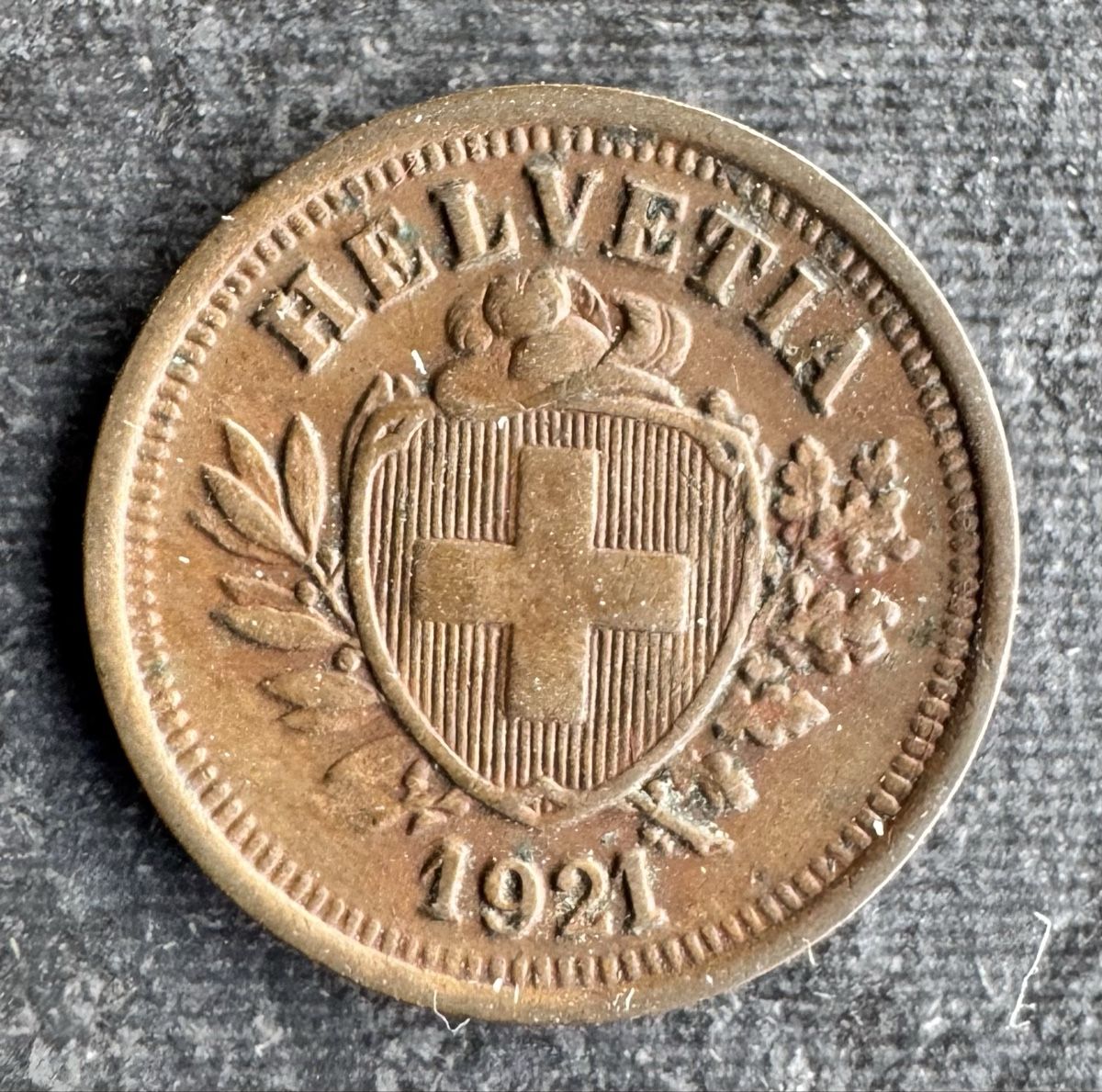 Tutti le monete: 1 Rappen 1921 – Usato da Meilen venduto da coins4sale