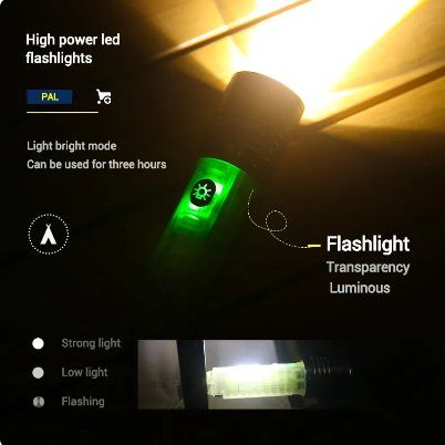 Lampade: Super helle LED-Taschenlampe starke Magnete – Nuovo e nell'imballaggio originale da Biberist venduto da ShopSoltan 1