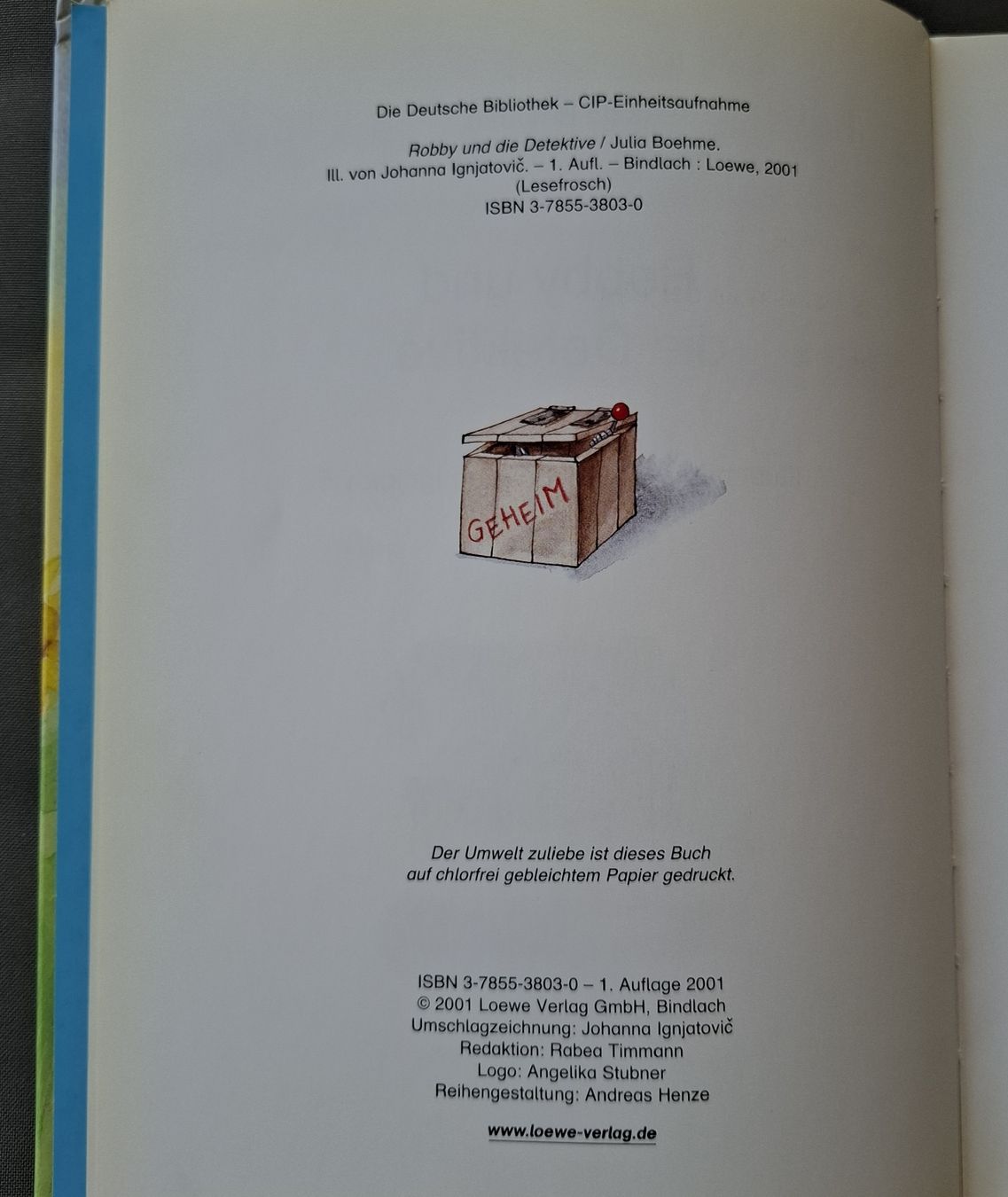 Bücher: Robby und die Detektive – Gebraucht aus Dietikon von Hirschkopf 3