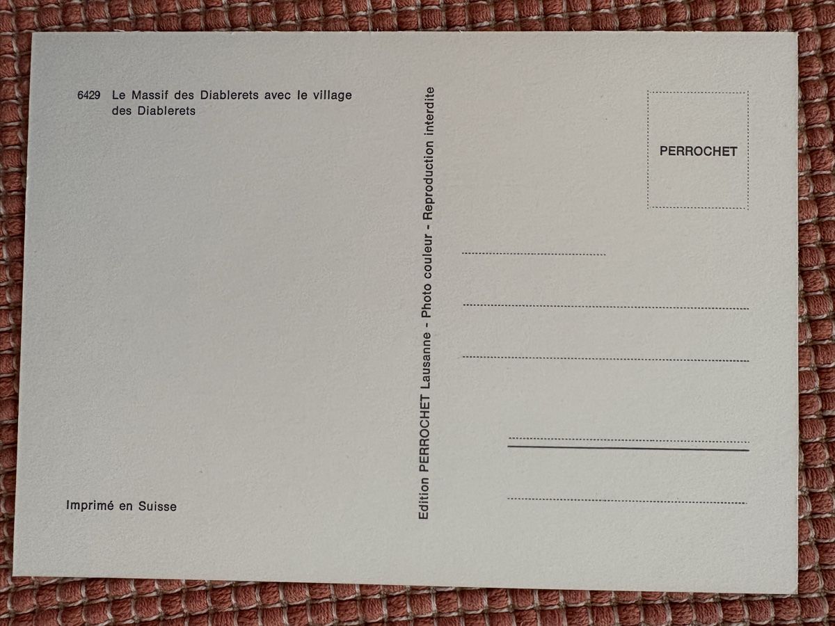 Cartoline postali: AK von Des Diablerets – Usato da Rümlang venduto da Kartenpost1 1