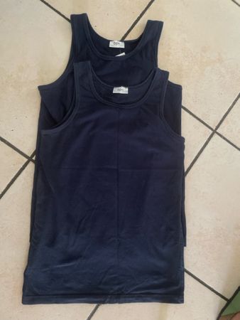 2 bpc Tanktops, dunkelblau, Grösse 158/164, Top Zustand!