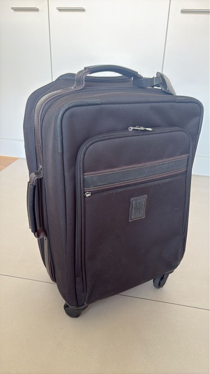 Longchamp Reisekoffer: Koffer Longchamp Schwarz / Teleskopgriff defekt – Defekt aus Zürich von ckopetz