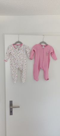 2 Stk. Baby Schlafanzüge Gr. 62/68 Frühling/Sommer🦋🌸