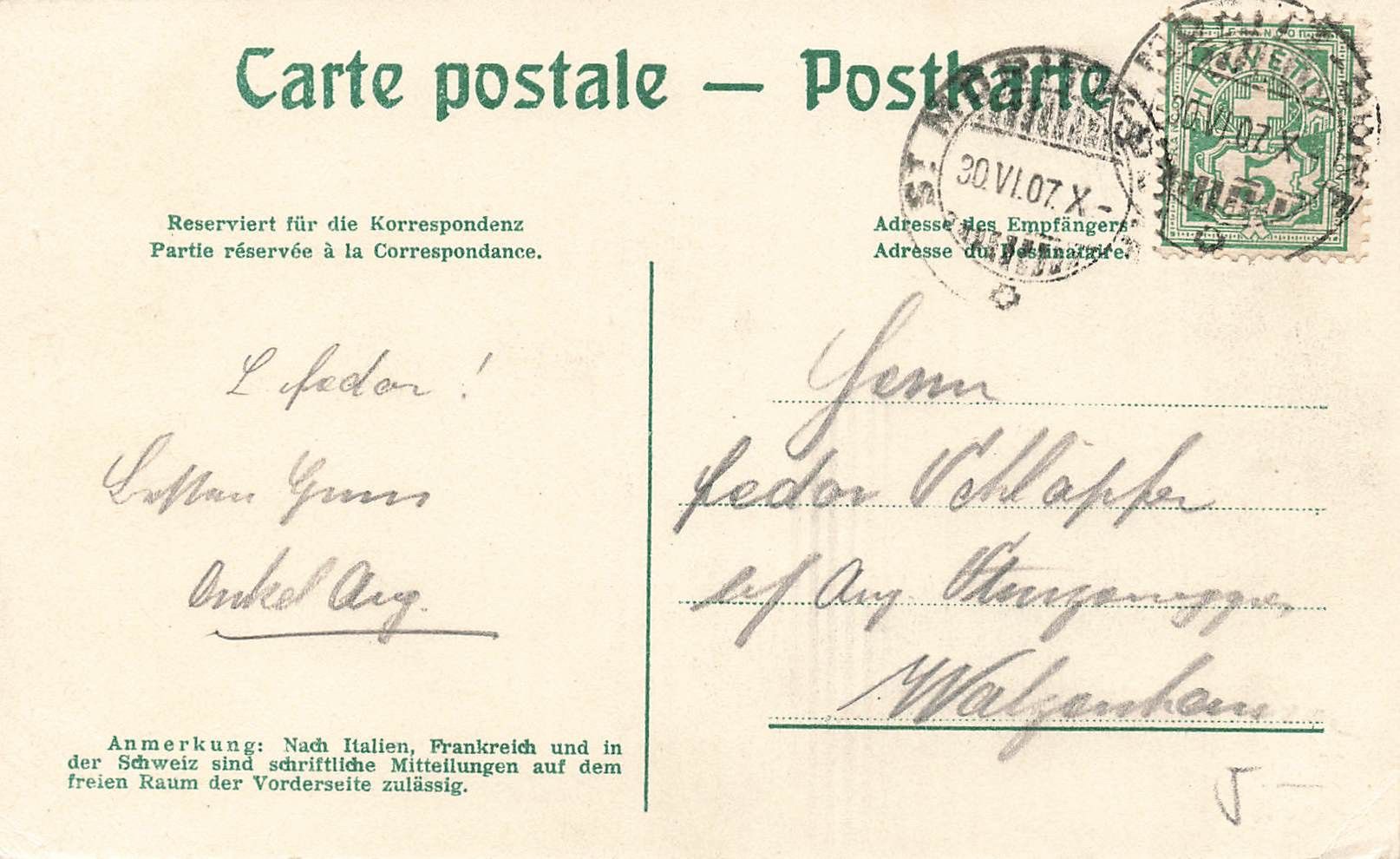 Cartoline postali: St. Moriz Innfall und bad – Usato da Biasca venduto da Blenio71 1