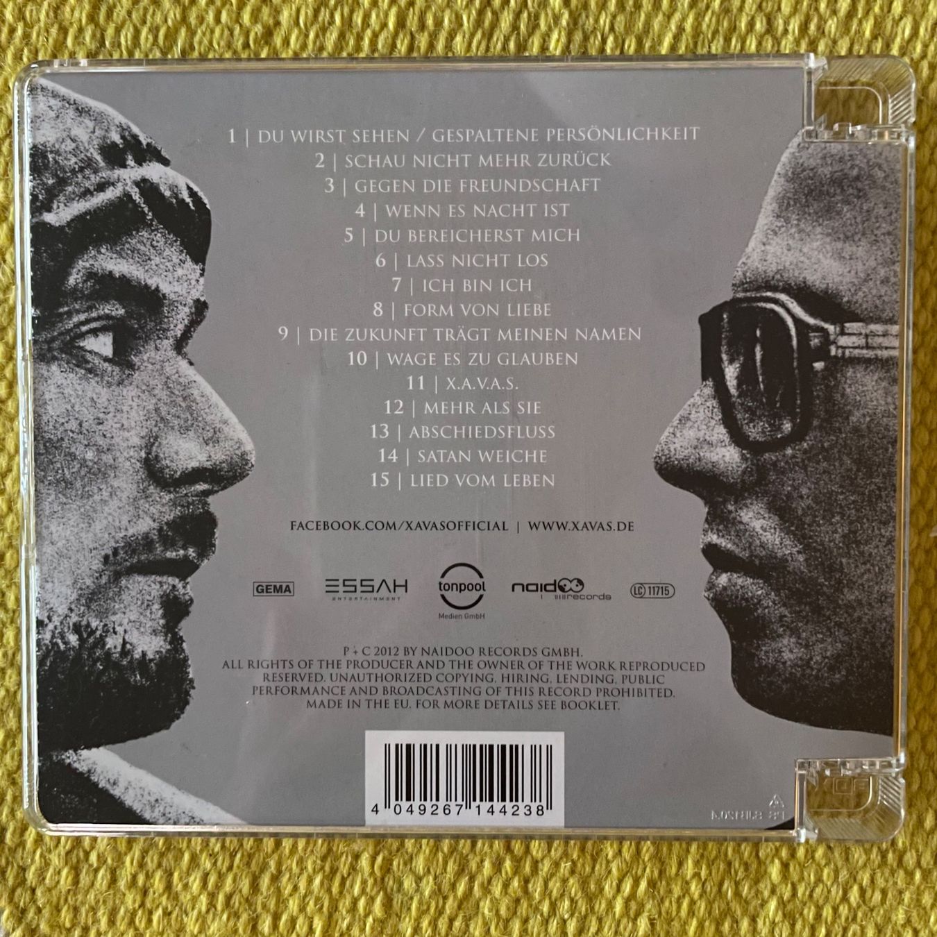 CD: KOOL SAVAS&XAVIER NAIDOO-GESPALTENE PERSÖNLICHKEIT – Usato da Rorschacherberg venduto da CD-Roli 1