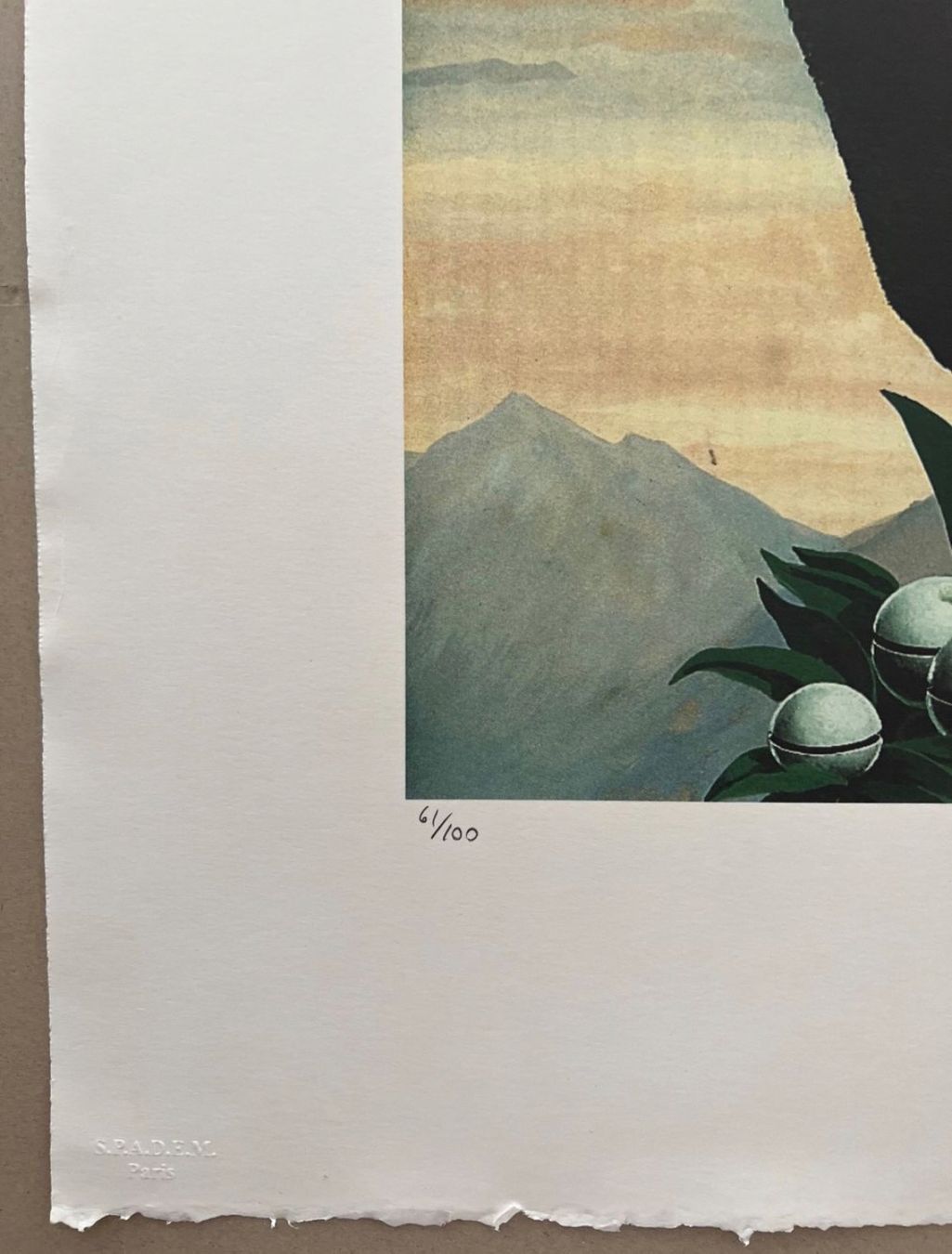 Grafica & Litografie: Rene Magritte (Le présent) 61/100 – Nuovo (secondo la descrizione) da Montreux venduto da SwissLux 1