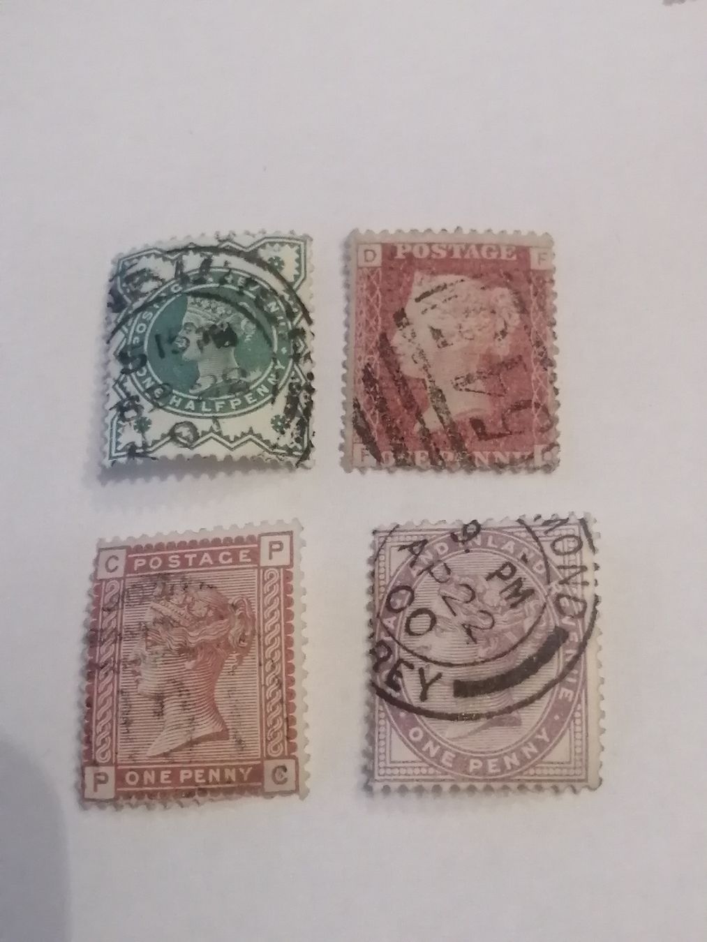 Tutti i francobolli: 4mal QV 1864 bis 1881  – Usato da Happerswil venduto da tschergi