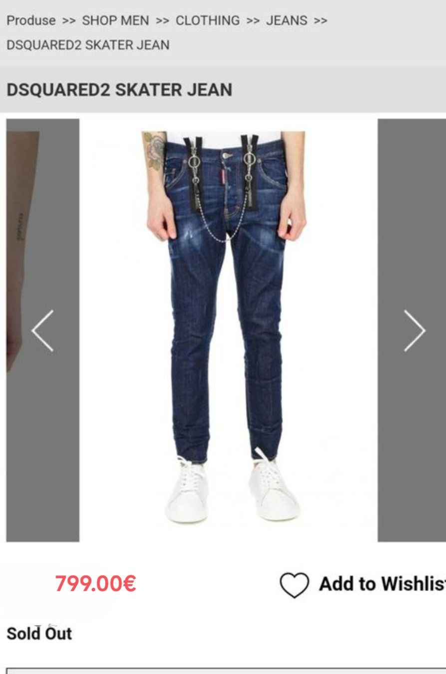 Dsquared2 Jeans: Neue Dsquared2 SKATER Mann jeans TG 46 – Neu und originalverpackt aus Oensingen von Outlet_Super_Sale 6