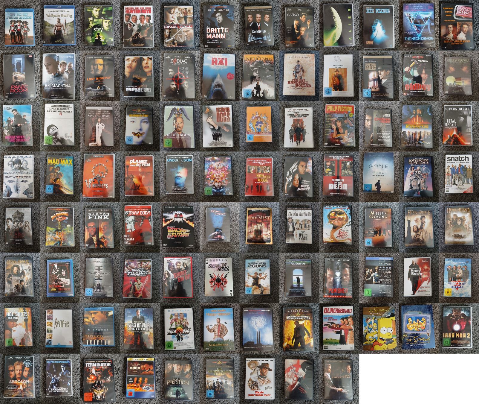 Alle DVDs: DVD + Blu Ray Sammlung, 92 Filme, 2 Staffeln – Gebraucht aus Luzern von joghurt_sch