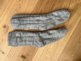 Tchibo Kuschelsocken/Hausschuhe 41-43 gefüttert rutschfest
