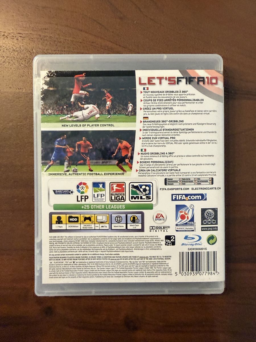 Sony Giochi: FIFA 10 für PS3 – Usato da Thunstetten venduto da Virus_33 2