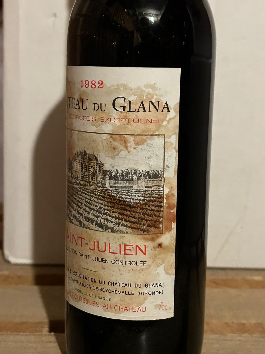 Wein: Château du GLANA 1982 Saint-Julien – Neu (gemäss Beschreibung) aus Roche VD von avediscipule 3