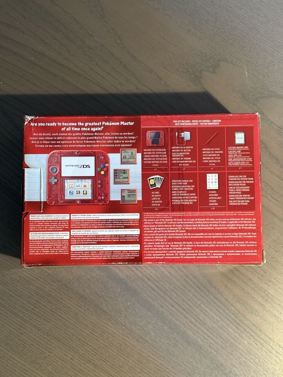 Nintendo Konsolen: Nintendo 2DS Pokemon Rouge Red Rote – Gebraucht aus Thônex von retrolovech 1