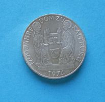 Münze Österreich 50 Schilling 1974 Dom zu Salzburg Silber