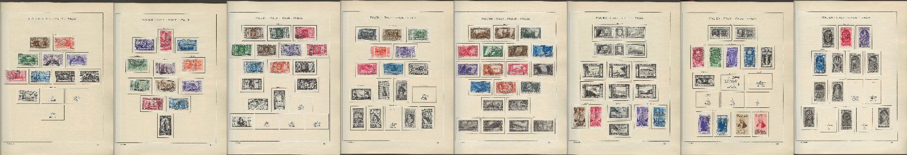 Alle Briefmarken: Marken Italien 1930 bis 1934 – Gebraucht aus Au ZH von xelagreb01